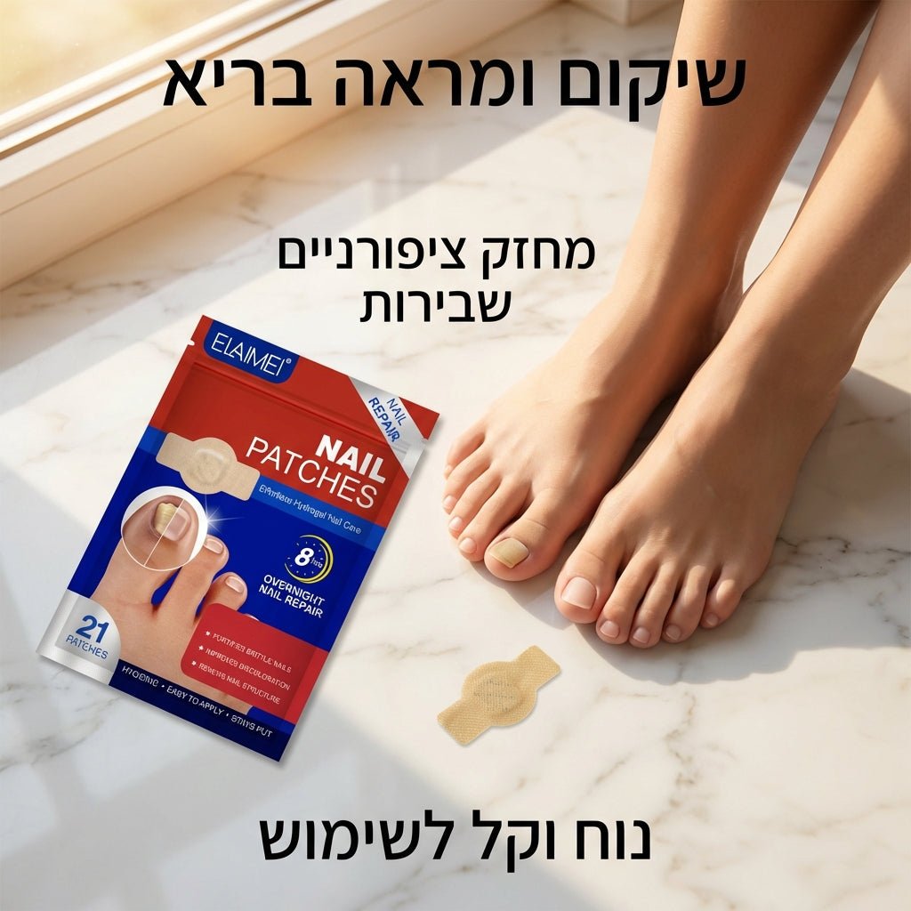 ערכת מדבקות הידרוג'ל לשיקום וטיפול בציפורניים (מארז טיפולי כפול - 42 יחידות) | ערכת מדבקות הידרוג'ל לשיקום וטיפול בציפורניים (מארז טיפולי כפול - 42 יחידות) | אוזו - שופ