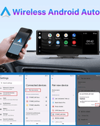 מסך חכם לרכב "10.26 - חווית נהיגה חכמה עם CarPlay אלחוטי ומצלמה קדמית! | מסך מולטימדיה לרכב | אוזו - שופ
