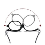 משקפי ראייה מגנטיות לאיפור | Rotating Makeup Reading Glasses | אוזו - שופ