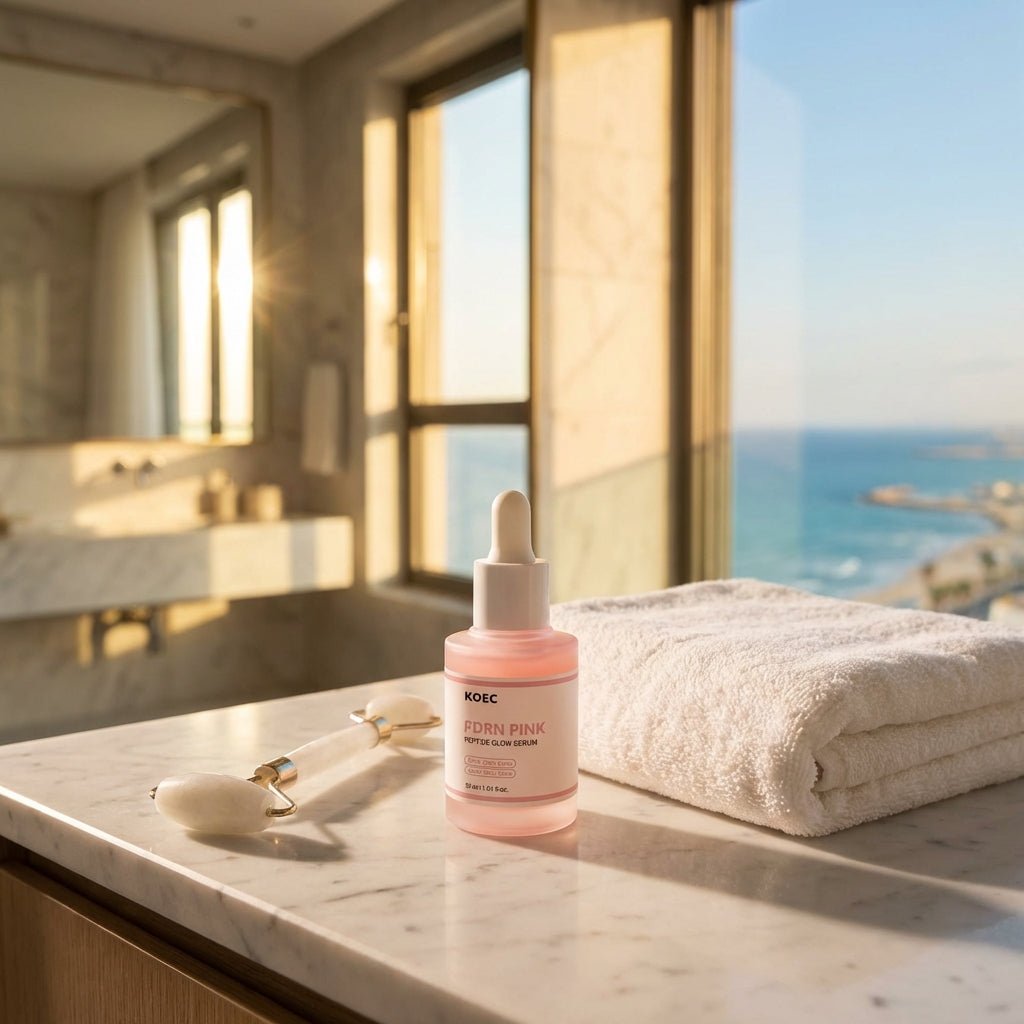 סרום זוהר פפטידים ורוד לטיפוח הפנים - PDRN | סרום זוהר פפטידים ורוד לטיפוח הפנים - PDRN | אוזו - שופ