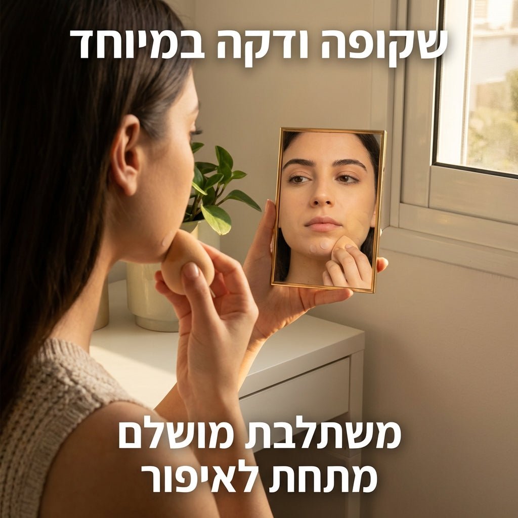 מדבקות טיפוליות שקופות לייבוש והרגעת פצעונים ואקנה | מדבקות טיפוליות שקופות לייבוש והרגעת פצעונים ואקנה | אוזו - שופ