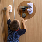 רביעיית מנעולי בטיחות לידית הדלת | Door Lever Lock | אוזו - שופ