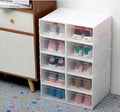 סט 6 קופסאות אחסון לנעליים | Transparent Shoe Box | אוזו - שופ