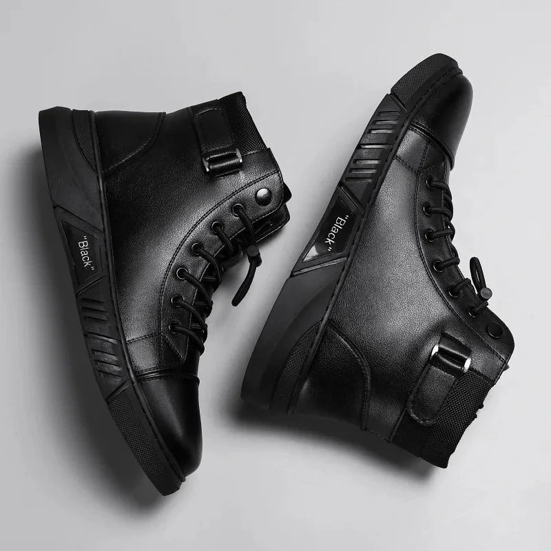 סניקרס גבוהות אלגנטיות לגבר GentleStride | Men's Sports Shoes | אוזו - שופ